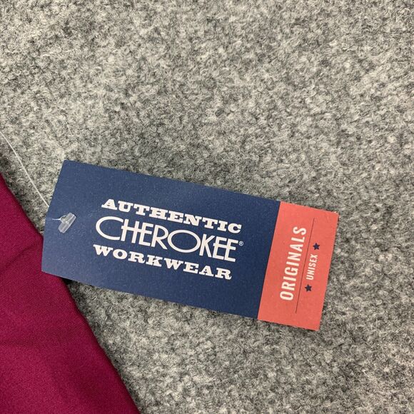 Cherokee Scrub Pants Adult 2XL XXL Plum Purple Breathable Medical Workwear New - Picture 9 of 14